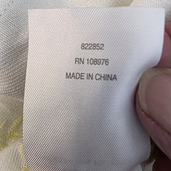 G by Giuliana Jacket Womens Medium Eyelet Embroidered Denim Button Floral M - Picture 14 of 16